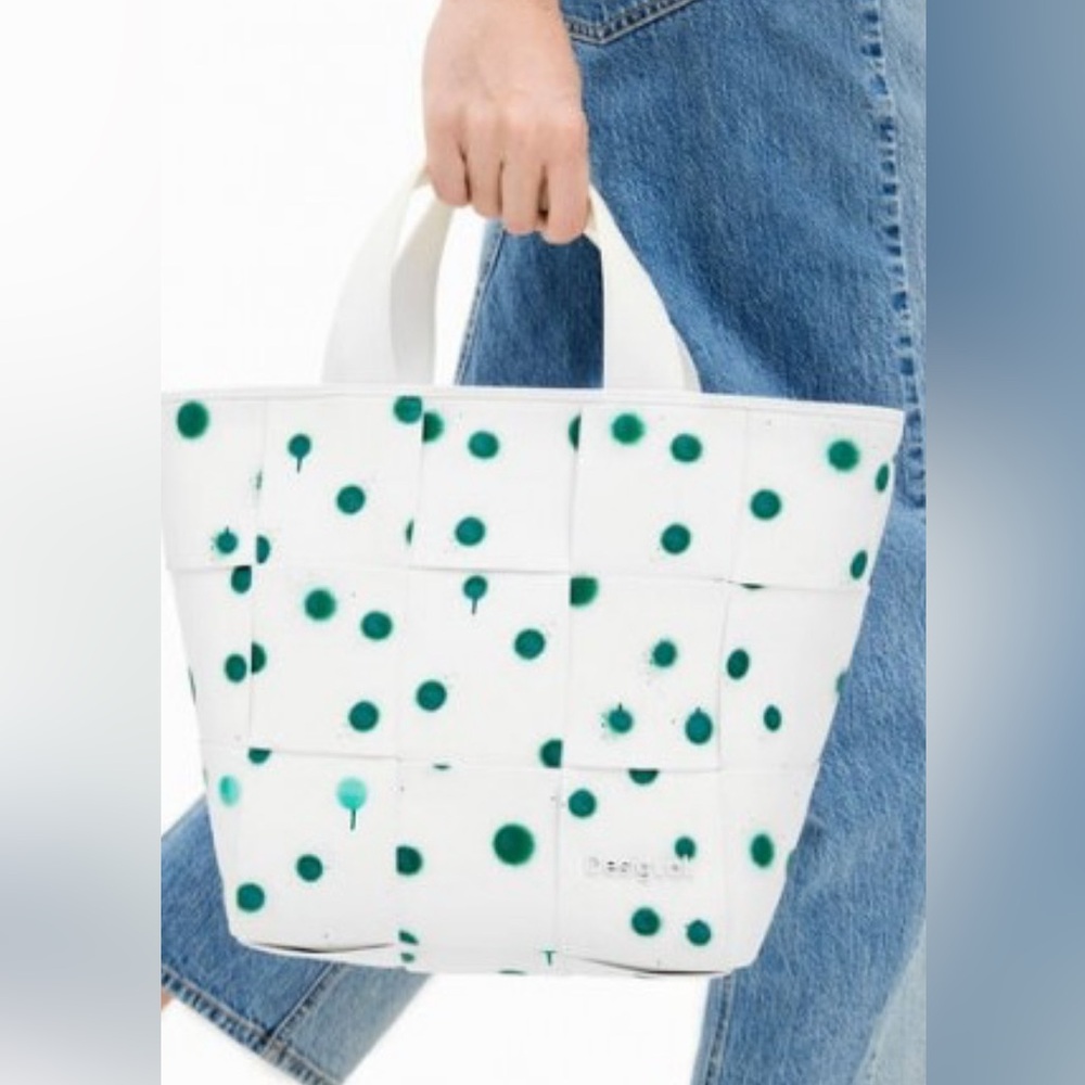 Desigual M Droplets Tote Bag - Picture 6 of 6